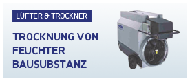 Trockung von feuchter Bausubstanz